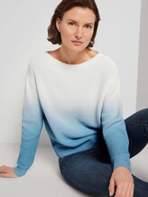Pullover aus Bio-Baumwolle - Frauen - Clear Light Blue Pullover aus Bio-Baumwolle - Frauen - Clear Light Blue - 5 - TOM TAILOR
