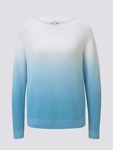 Pullover aus Bio-Baumwolle - Frauen - Clear Light Blue Pullover aus Bio-Baumwolle - Frauen - Clear Light Blue - 7 - TOM TAILOR