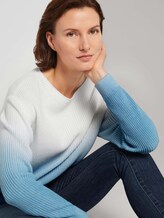 Pullover aus Bio-Baumwolle - Frauen - Clear Light Blue Pullover aus Bio-Baumwolle - Frauen - Clear Light Blue - 9 - TOM TAILOR
