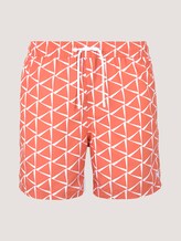 Gemusterte Badeshorts - Männer - orange big triangle print Gemusterte Badeshorts - Männer - orange big triangle print - 7 - TOM TAILOR Denim
