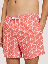 Gemusterte Badeshorts - Männer - orange big triangle print Gemusterte Badeshorts - Männer - orange big triangle print - 9 - TOM TAILOR Denim