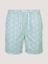 Gemusterte Badeshorts - Männer - mint big triangle print Gemusterte Badeshorts - Männer - mint big triangle print - 7 - TOM TAILOR Denim