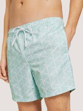 Gemusterte Badeshorts - Männer - mint big triangle print Gemusterte Badeshorts - Männer - mint big triangle print - 9 - TOM TAILOR Denim