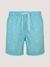 Gemusterte Badeshorts - Männer - blue white summer palm print Gemusterte Badeshorts - Männer - blue white summer palm print - 7 - TOM TAILOR Denim