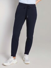 Loose Fit Hose mit Tunnelzug - Frauen - Sky Captain Blue Loose Fit Hose mit Tunnelzug - Frauen - Sky Captain Blue - 1 - TOM TAILOR