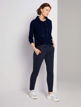 Loose Fit Hose mit Tunnelzug - Frauen - Sky Captain Blue Loose Fit Hose mit Tunnelzug - Frauen - Sky Captain Blue - 3 - TOM TAILOR