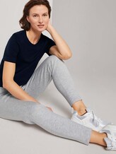 Loose Fit Hose mit Tunnelzug - Frauen - comfort grey melange Loose Fit Hose mit Tunnelzug - Frauen - comfort grey melange - 10 - TOM TAILOR