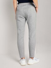Loose Fit Hose mit Tunnelzug - Frauen - comfort grey melange Loose Fit Hose mit Tunnelzug - Frauen - comfort grey melange - 2 - TOM TAILOR
