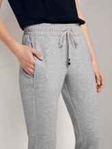 Loose Fit Hose mit Tunnelzug - Frauen - comfort grey melange Loose Fit Hose mit Tunnelzug - Frauen - comfort grey melange - 9 - TOM TAILOR
