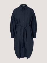 Hemdkleid mit Falten - Frauen - Sky Captain Blue Hemdkleid mit Falten - Frauen - Sky Captain Blue - 7 - Mine to five
