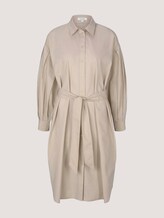 Hemdkleid mit Falten - Frauen - linen beige Hemdkleid mit Falten - Frauen - linen beige - 7 - Mine to five