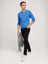 Basic Pullover - Männer - bright ibiza blue Basic Pullover - Männer - bright ibiza blue - 3 - TOM TAILOR