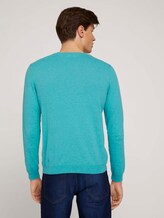 Basic Pullover - Männer - dusty aqua Basic Pullover - Männer - dusty aqua - 2 - TOM TAILOR