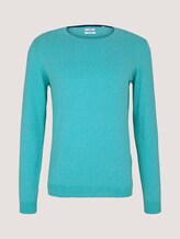 Basic Pullover - Männer - dusty aqua Basic Pullover - Männer - dusty aqua - 7 - TOM TAILOR