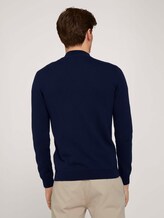 Basic Jacke mit Stehkragen - Männer - Dark Blue Basic Jacke mit Stehkragen - Männer - Dark Blue - 2 - TOM TAILOR