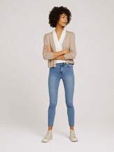 Feiner Cardigan mit Bio-Baumwolle - Frauen - cargo beige melange Feiner Cardigan mit Bio-Baumwolle - Frauen - cargo beige melange - 3 - Mine to five