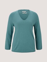 Pullover mit Bio-Baumwolle - Frauen - Mineral Stone Blue Pullover mit Bio-Baumwolle - Frauen - Mineral Stone Blue - 7 - Mine to five