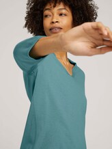Pullover mit Bio-Baumwolle - Frauen - Mineral Stone Blue Pullover mit Bio-Baumwolle - Frauen - Mineral Stone Blue - 9 - Mine to five