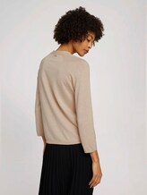 Pullover mit Bio-Baumwolle - Frauen - cargo beige melange Pullover mit Bio-Baumwolle - Frauen - cargo beige melange - 2 - Mine to five