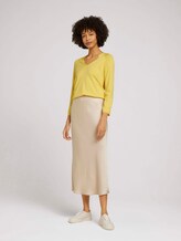 Pullover mit Bio-Baumwolle - Frauen - mellow yellow Pullover mit Bio-Baumwolle - Frauen - mellow yellow - 3 - Mine to five