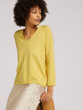 Pullover mit Bio-Baumwolle - Frauen - mellow yellow Pullover mit Bio-Baumwolle - Frauen - mellow yellow - 5 - Mine to five