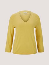 Pullover mit Bio-Baumwolle - Frauen - mellow yellow Pullover mit Bio-Baumwolle - Frauen - mellow yellow - 7 - Mine to five
