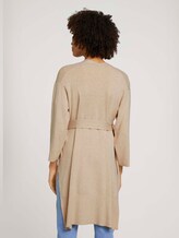 Strickjacke mit Taillengütel - Frauen - cargo beige melange Strickjacke mit Taillengütel - Frauen - cargo beige melange - 2 - Mine to five