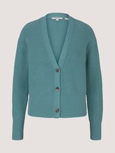 Cardigan mit Bio-Baumwolle - Frauen - Mineral Stone Blue Cardigan mit Bio-Baumwolle - Frauen - Mineral Stone Blue - 7 - Mine to five