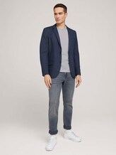 Jersey-Sakko - Männer - knitted blue pattern Jersey-Sakko - Männer - knitted blue pattern - 3 - TOM TAILOR