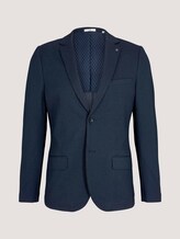 Jersey-Sakko - Männer - knitted blue pattern Jersey-Sakko - Männer - knitted blue pattern - 7 - TOM TAILOR
