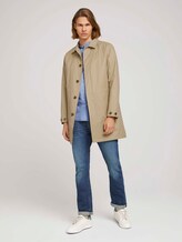 Hemd mit Rundhalsausschnitt - Männer - beige white slub mini vichy Hemd mit Rundhalsausschnitt - Männer - beige white slub mini vichy - 3 - TOM TAILOR Denim