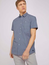 gemustertes Hemd aus Bio-Baumwolle - Männer - navy small element print gemustertes Hemd aus Bio-Baumwolle - Männer - navy small element print - 5 - TOM TAILOR Denim