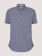 gemustertes Hemd aus Bio-Baumwolle - Männer - navy small element print gemustertes Hemd aus Bio-Baumwolle - Männer - navy small element print - 7 - TOM TAILOR Denim