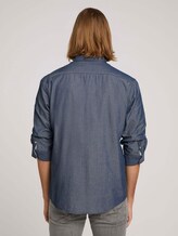 strukturiertes Hemd - Männer - navy white dobby structure strukturiertes Hemd - Männer - navy white dobby structure - 2 - TOM TAILOR Denim
