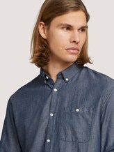 strukturiertes Hemd - Männer - navy white dobby structure strukturiertes Hemd - Männer - navy white dobby structure - 9 - TOM TAILOR Denim