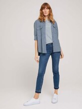 gestreiftes Langarmshirt - Frauen - blue offwhite stripe gestreiftes Langarmshirt - Frauen - blue offwhite stripe - 3 - TOM TAILOR