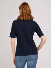 Poloshirt mit Bio-Baumwolle - Frauen - Sky Captain Blue Poloshirt mit Bio-Baumwolle - Frauen - Sky Captain Blue - 2 - TOM TAILOR