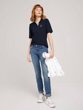 Poloshirt mit Bio-Baumwolle - Frauen - Sky Captain Blue Poloshirt mit Bio-Baumwolle - Frauen - Sky Captain Blue - 3 - TOM TAILOR