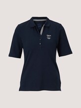 Poloshirt mit Bio-Baumwolle - Frauen - Sky Captain Blue Poloshirt mit Bio-Baumwolle - Frauen - Sky Captain Blue - 7 - TOM TAILOR