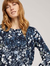Sweatshirt mit Blumenmuster - Frauen - navy bigger flower design Sweatshirt mit Blumenmuster - Frauen - navy bigger flower design - 10 - TOM TAILOR
