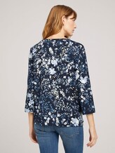 Sweatshirt mit Blumenmuster - Frauen - navy bigger flower design Sweatshirt mit Blumenmuster - Frauen - navy bigger flower design - 2 - TOM TAILOR