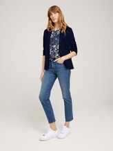Sweatshirt mit Blumenmuster - Frauen - navy bigger flower design Sweatshirt mit Blumenmuster - Frauen - navy bigger flower design - 3 - TOM TAILOR