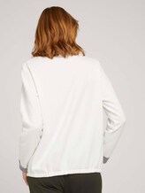 Sweatshirt mit Bio-Baumwolle - Frauen - Whisper White Sweatshirt mit Bio-Baumwolle - Frauen - Whisper White - 2 - TOM TAILOR