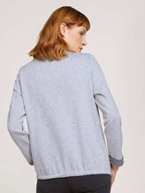 Sweatshirt mit Bio-Baumwolle - Frauen - comfort grey melange Sweatshirt mit Bio-Baumwolle - Frauen - comfort grey melange - 2 - TOM TAILOR