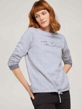 Sweatshirt mit Bio-Baumwolle - Frauen - comfort grey melange Sweatshirt mit Bio-Baumwolle - Frauen - comfort grey melange - 5 - TOM TAILOR
