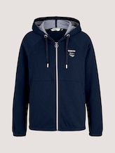 Sweatjacke mit Bio-Baumwolle - Frauen - Sky Captain Blue Sweatjacke mit Bio-Baumwolle - Frauen - Sky Captain Blue - 7 - TOM TAILOR