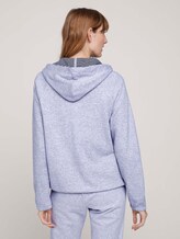 Sweatjacke mit Bio-Baumwolle - Frauen - comfort grey melange Sweatjacke mit Bio-Baumwolle - Frauen - comfort grey melange - 2 - TOM TAILOR