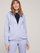Sweatjacke mit Bio-Baumwolle - Frauen - comfort grey melange Sweatjacke mit Bio-Baumwolle - Frauen - comfort grey melange - 5 - TOM TAILOR