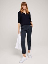 Langarmshirt mit Henleyausschnitt - Frauen - Sky Captain Blue Langarmshirt mit Henleyausschnitt - Frauen - Sky Captain Blue - 3 - TOM TAILOR