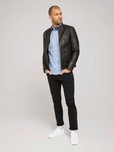 gemustertes Hemd - Männer - white base blue shades design gemustertes Hemd - Männer - white base blue shades design - 3 - TOM TAILOR